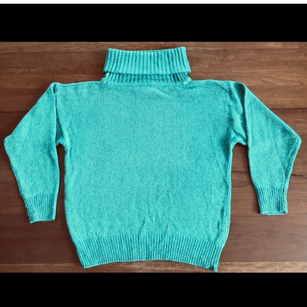 Teal Angora Sweater